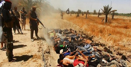 La milicia takfirí comete horrible matanza en Iraq